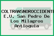 COLTRANSNOROCCIDENTE E.U. San Pedro De Los Milagros Antioquia