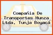 Compañia De Transportes Hunza Ltda. Tunja Boyacá
