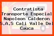 Contratista Transporte Especial Napoleon Calderon S.A.S Cali Valle Del Cauca