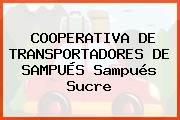 COOPERATIVA DE TRANSPORTADORES DE SAMPUÉS Sampués Sucre