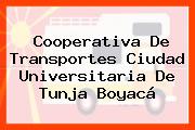 Cooperativa De Transportes Ciudad Universitaria De Tunja Boyacá