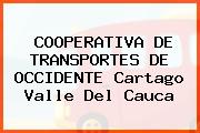 COOPERATIVA DE TRANSPORTES DE OCCIDENTE Cartago Valle Del Cauca