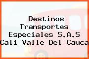 Destinos Transportes Especiales S.A.S Cali Valle Del Cauca