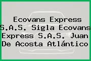 Ecovans Express S.A.S. Sigla Ecovans Express S.A.S. Juan De Acosta Atlántico