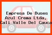 Empresa De Buses Azul Crema Ltda. Cali Valle Del Cauca