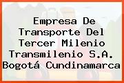 Empresa De Transporte Del Tercer Milenio Transmilenio S.A. Bogotá Cundinamarca