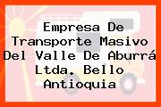 Empresa De Transporte Masivo Del Valle De Aburrá Ltda. Bello Antioquia