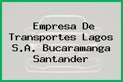 Empresa De Transportes Lagos S.A. Bucaramanga Santander