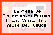 Ver empresa de transportes patuma ltda versalles valle del cauca Empresa De Transportes Patuma Ltda. Versalles Valle Del Cauca