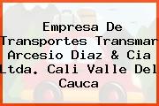 Empresa De Transportes Transmar Arcesio Diaz & Cia Ltda. Cali Valle Del Cauca