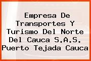Empresa De Transportes Y Turismo Del Norte Del Cauca S.A.S. Puerto Tejada Cauca