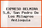 EXPRESO BELMIRA S.A. San Pedro De Los Milagros Antioquia