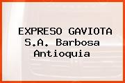 EXPRESO GAVIOTA S.A. Barbosa Antioquia