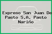 Expreso San Juan De Pasto S.A. Pasto Nariño