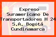 Expreso Suramericano De Transportadores H 24 S.A. Bogotá Cundinamarca