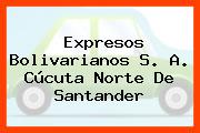 Expresos Bolivarianos S. A. Cúcuta Norte De Santander