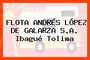 FLOTA ANDRÉS LÓPEZ DE GALARZA S.A. Ibagué Tolima