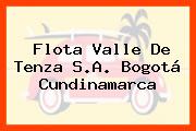 Flota Valle De Tenza S.A. Bogotá Cundinamarca