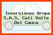 Inversiones Arope S.A.S. Cali Valle Del Cauca