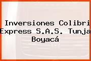Inversiones Colibri Express S.A.S. Tunja Boyacá