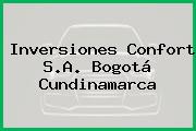Inversiones Confort S.A. Bogotá Cundinamarca