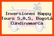 Inversiones Happy Tours S.A.S. Bogotá Cundinamarca