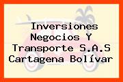 Inversiones Negocios Y Transporte S.A.S Cartagena Bolívar