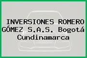 INVERSIONES ROMERO GÓMEZ S.A.S. Bogotá Cundinamarca