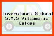 Inversiones Sideral S.A.S Villamaría Caldas