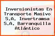 Inversionistas En Transporte Masivo S.A. Invertramsa S.A. Barranquilla Atlántico