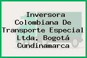 Inversora Colombiana De Transporte Especial Ltda. Bogotá Cundinamarca