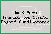 Jm X Press Transportes S.A.S. Bogotá Cundinamarca