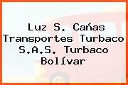 Luz S. Cañas Transportes Turbaco S.A.S. Turbaco Bolívar
