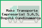 Mako Transporte Empresarial S.A.S. Bogotá Cundinamarca