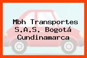 Mbh Transportes S.A.S. Bogotá Cundinamarca