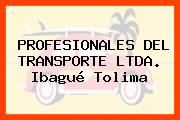 PROFESIONALES DEL TRANSPORTE LTDA. Ibagué Tolima