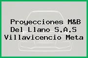 Proyecciones M&B Del Llano S.A.S Villavicencio Meta