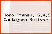 Roro Transp. S.A.S Cartagena Bolívar