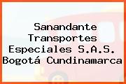 Sanandante Transportes Especiales S.A.S. Bogotá Cundinamarca