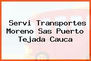 Servi Transportes Moreno Sas Puerto Tejada Cauca