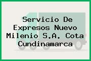 Servicio De Expresos Nuevo Milenio S.A. Cota Cundinamarca