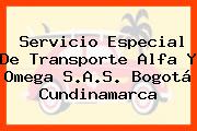 Servicio Especial De Transporte Alfa Y Omega S.A.S. Bogotá Cundinamarca