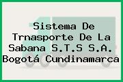 Sistema De Trnasporte De La Sabana S.T.S S.A. Bogotá Cundinamarca