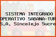 Sistema Integrado Operativo Sabana-Tur S.A. Sincelejo Sucre