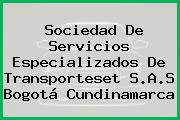 Sociedad De Servicios Especializados De Transporteset S.A.S Bogotá Cundinamarca