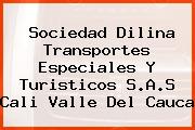 Sociedad Dilina Transportes Especiales Y Turisticos S.A.S Cali Valle Del Cauca