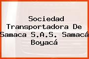 Sociedad Transportadora De Samaca S.A.S. Samacá Boyacá
