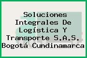 Soluciones Integrales De Logística Y Transporte S.A.S. Bogotá Cundinamarca