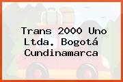 Trans 2000 Uno Ltda. Bogotá Cundinamarca