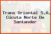 Trans Oriental S.A. Cúcuta Norte De Santander